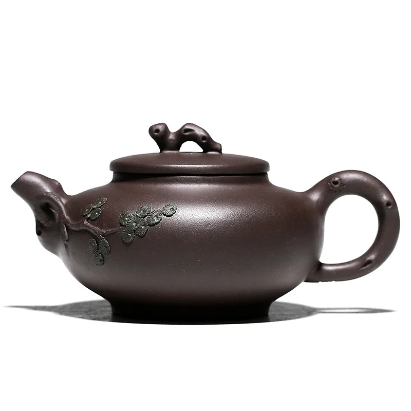 150ml Authentic Chinese Yixing Zisha Purple Clay Teapot Wu Wencai Wide Opening