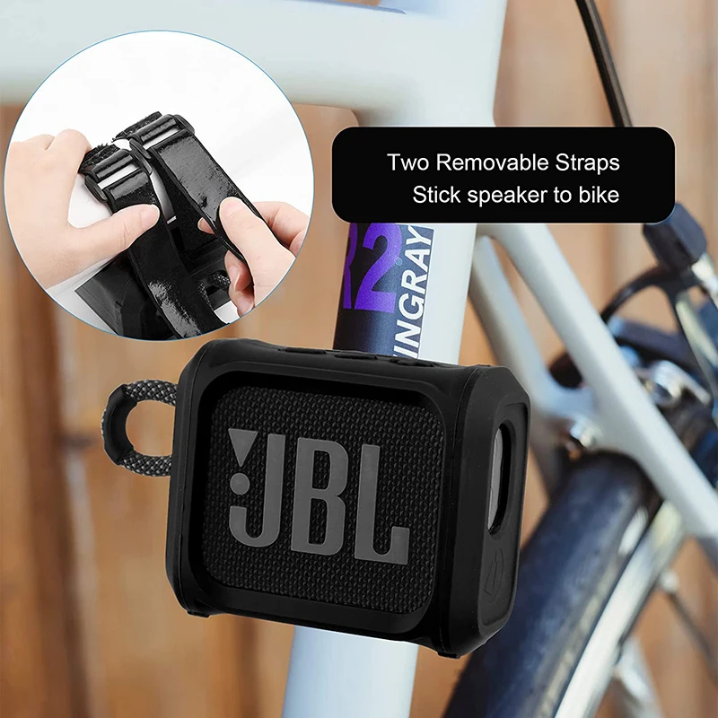 Fahrrad Lautsprecher Schutz Halterung für JBL GO3 Schützen Fall Strap Halterung Tragbaren GEHEN 3 Lautsprecher Lagerung Shell Im Freien Stehen