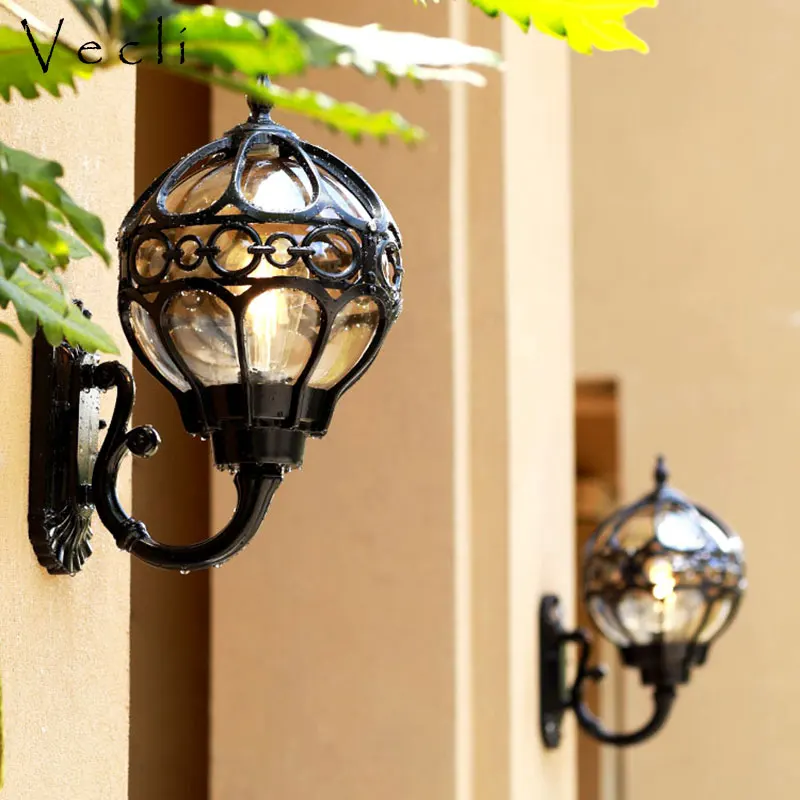Outdoor Waterproof Wall Lamp Retro Outdoor Indoor Villa Garden Garden Lamp Exterior Wall Aisle Corridor Balcony Decoration