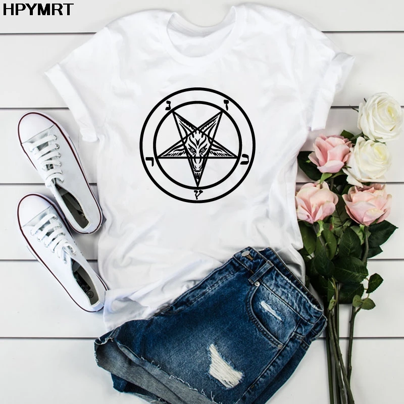 

Mysterious magic Graphics printed t shirt Women 90s Short Sleeve Summer TShirt Harajuku Fashion T-shirt Female Clothing Tops Tee