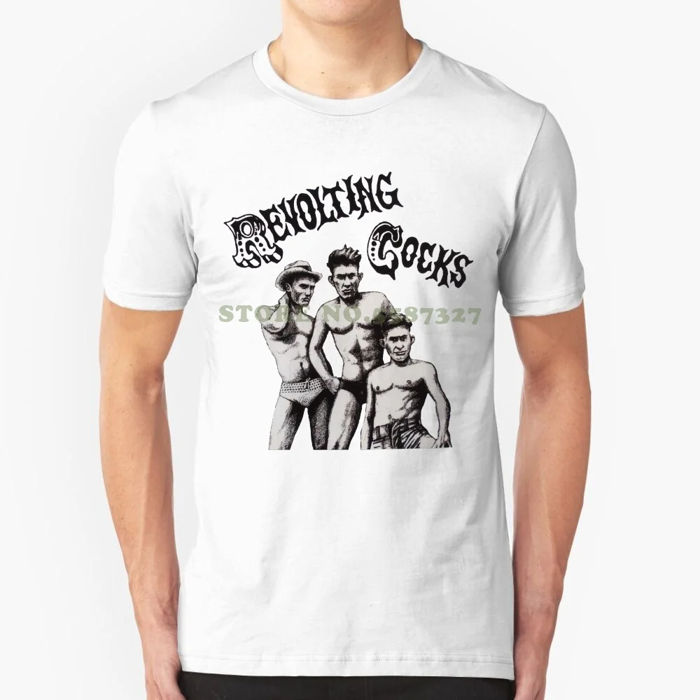 Revolting Cocks Revco White Screen Printed T Shirt Ministry Front 242 Size S-2xl T Shirt Men Tshirt