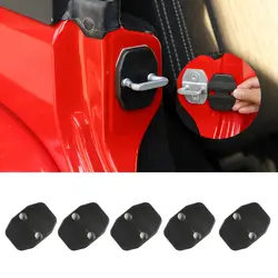 ABS Door Lock Protector Buckle Cover Trim 4Door For Jeep Wrangler JK JKU 2007-2017 car modification