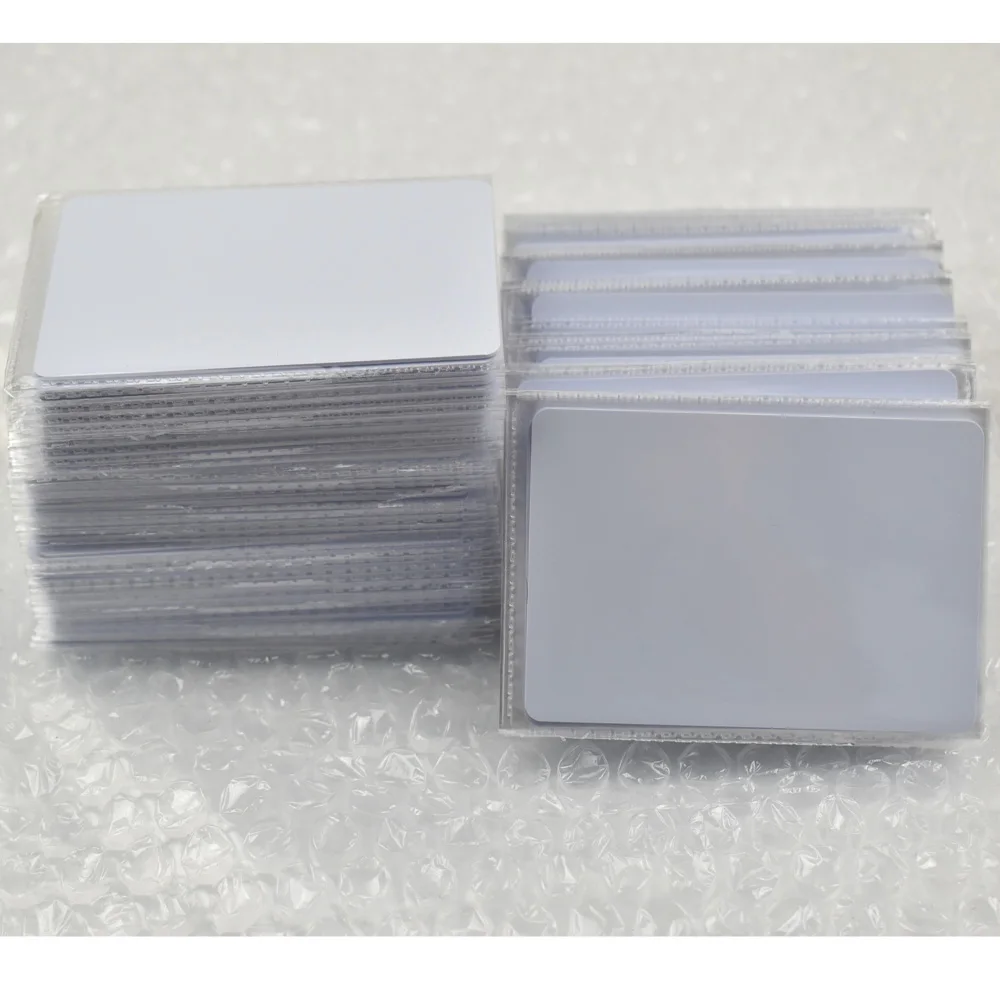 200pcs/lot ATMEL T5577/T5557 blank Thin pvc proximity Card  rewritable RFID 125KHz