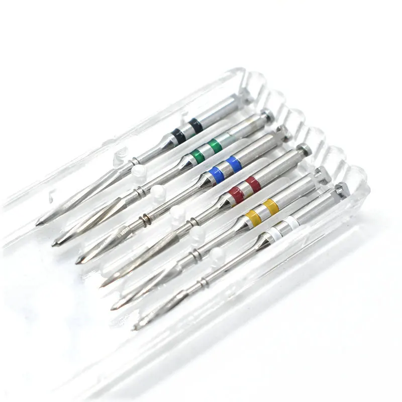 6pcs/box Dental Instrument Metal Drills Reamers For Screw Post Suppliers Multiple Tapers Dental Materials Dentist Tool