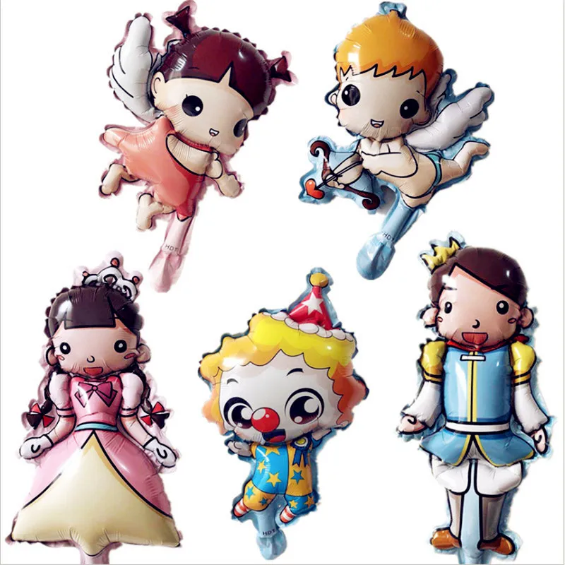 Mini Fairy Queen Princess Balloon Little Angel  Aluminum Film  Birthday Girl 1pc