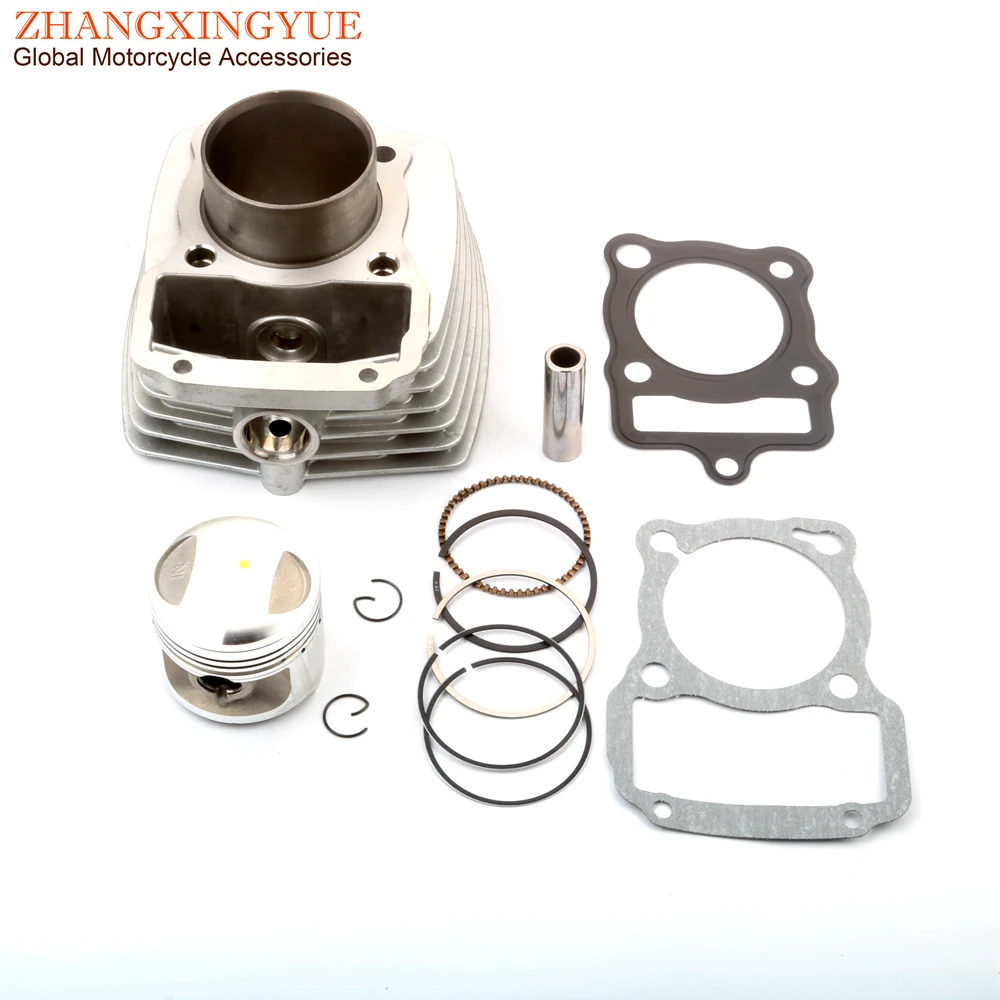 Motorcycle 56.5mm Cylinder Block Kit for Honda CG125 1980 JX125 S1/S2 CG JX 125cc 156FMI 12100-397-010 4-Stroke