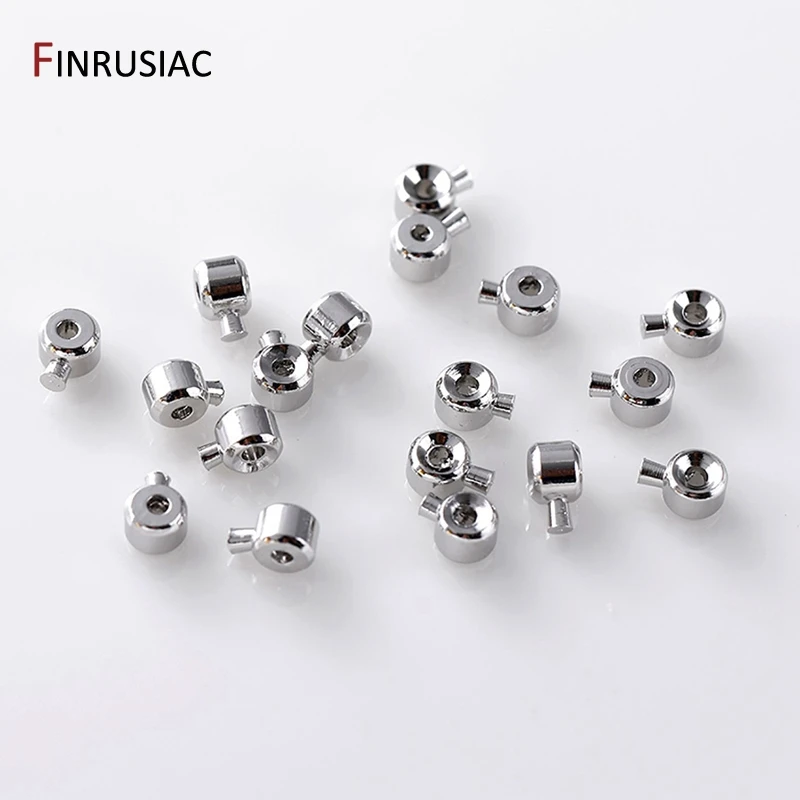 14k vergoldete Quetschperlen, DIY-Armband-Stopperperlen, Verschlüsse, Lampen für Schmuck, Endklemmen, Schmuckherstellungszubehör – Detail 22