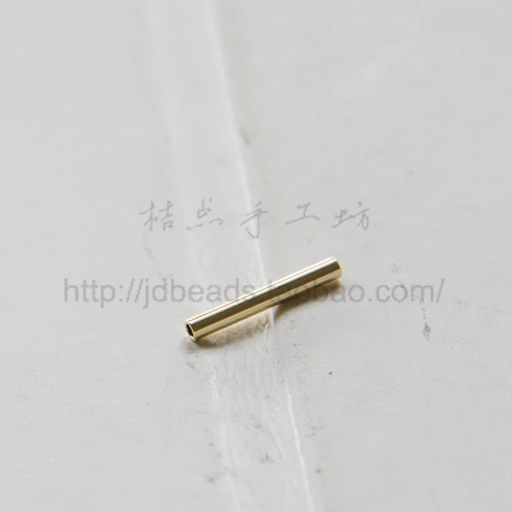 Solid Brass Tube 2x15mm with ID 1.4mm (1687C)