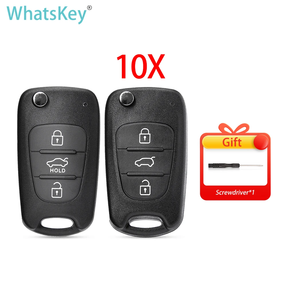 

Откидной Чехол для автомобильного ключа WhatsKey 10x для Kia Rio 3 K2 K5 Picanto Ceed
