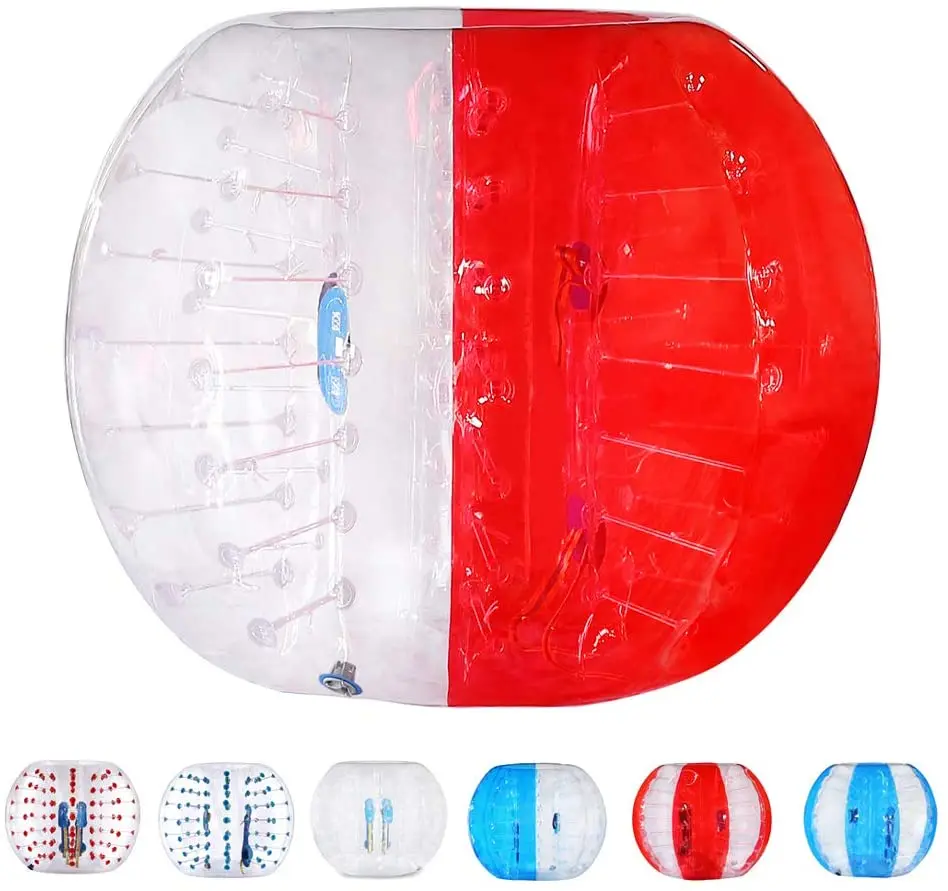 

Free Shipping 1.2m 0.8 mm TPU Inflatable Bumper Ball Air Bubble Ball Use For Outdoor Play Sport Game Zorb Inflatable