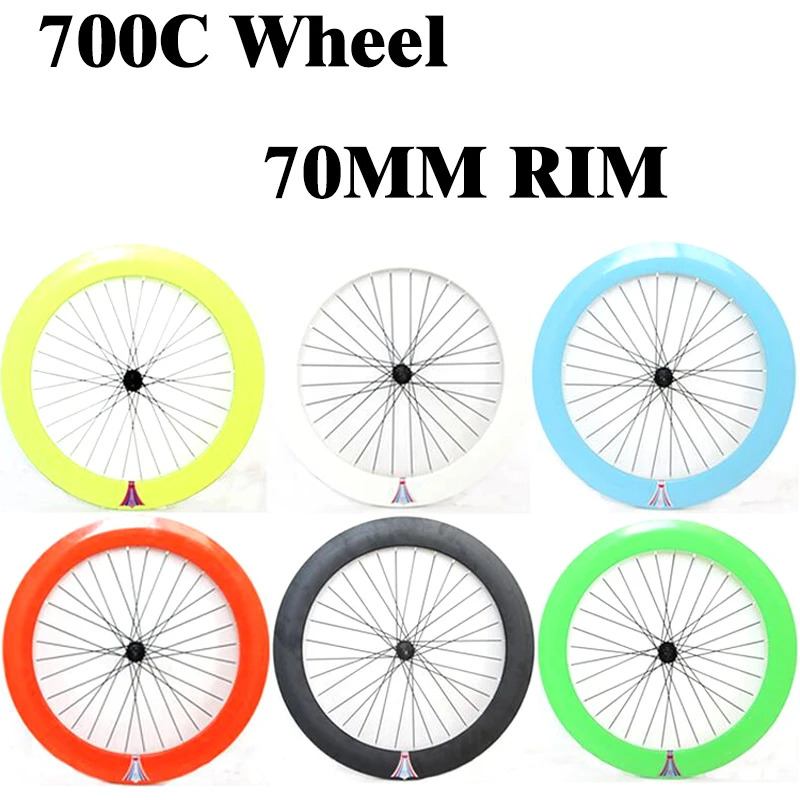 

700C 70 мм обод dead fly bike WHEEL, шины для дорожного велосипеда, колеса из алюминиевого сплава, колеса с 32 отверстиями