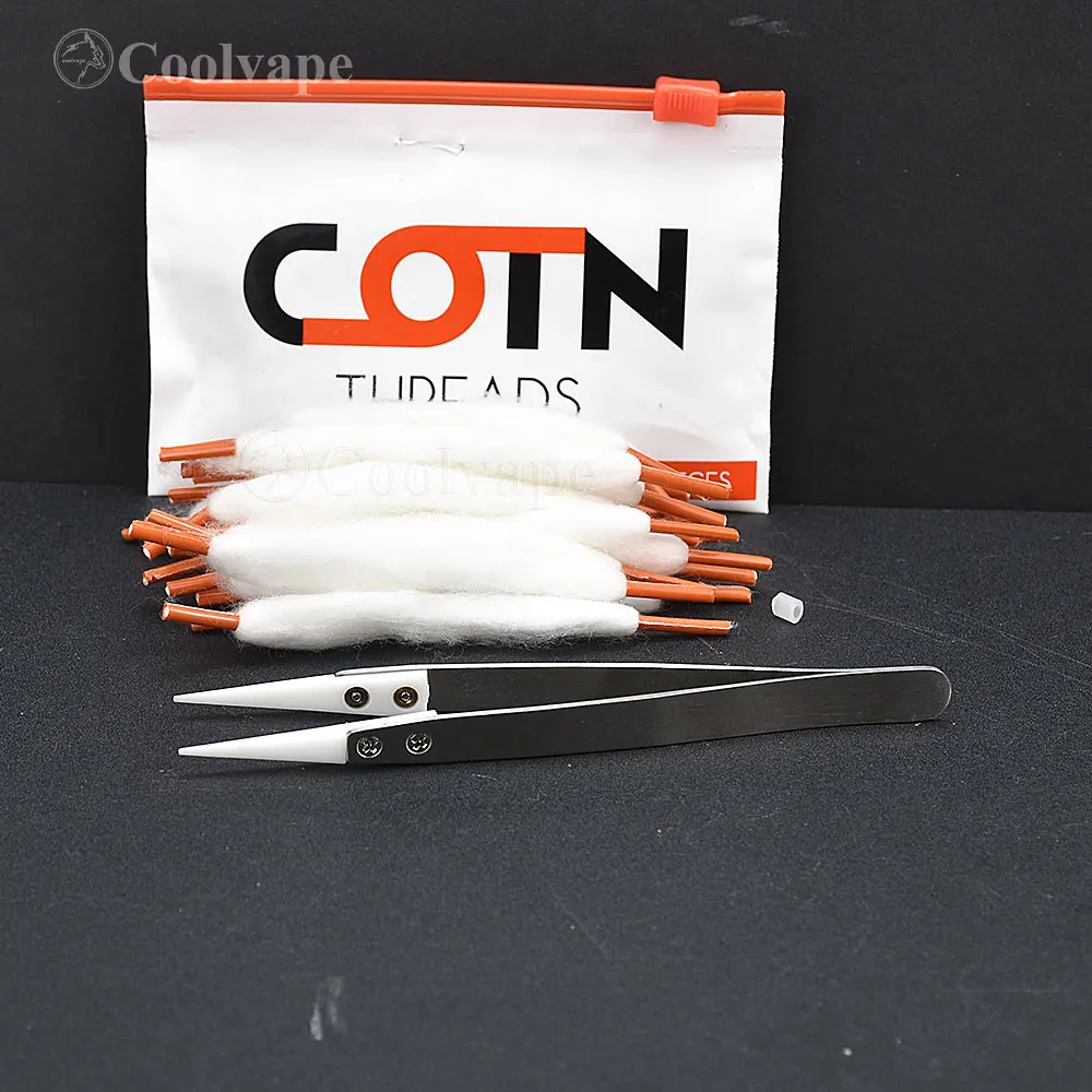 COTN Vape 20pcs/pack Dual Thread Vape coils Cotton wool Organic Prime Bacon For Kylin M PRO RTA