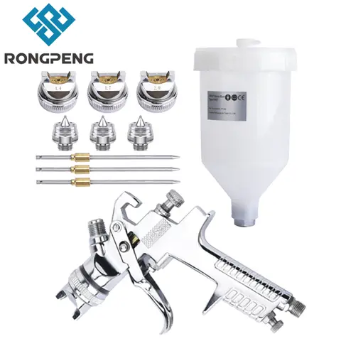 RONGPENG 페인트 스프레이건. 1.4, 1.7, 2.0mm 노즐, 높은 분무, 전문 HVLP, 자동차 페인팅 도구