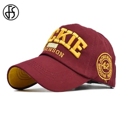 FS 2024 Stylish Red Yellow Baseball Cap For Men Women Cotton Snapback Face Caps Casual Hip Hop Trucker Hats Gorras Para Mujer