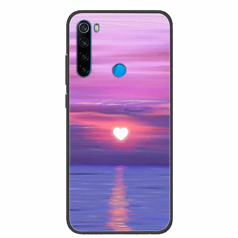 For Redmi Note 8T Case Luxury Silicone TPU Soft Back Cover Phone Case For Xiaomi Redmi Note 8T 8 T Coque M1908C3XG Cartoon Funda