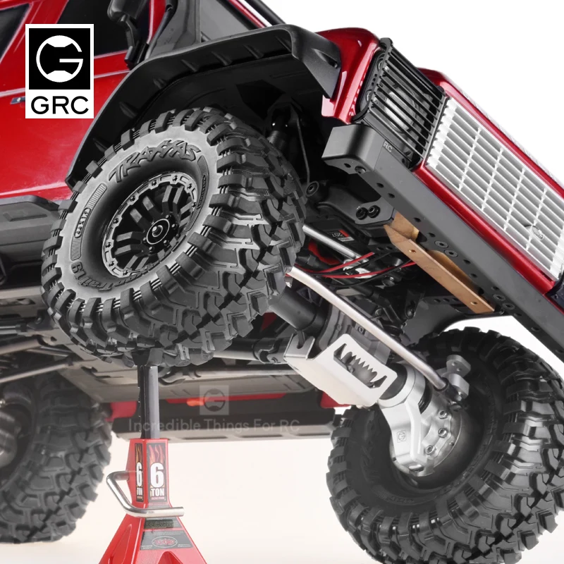 Grc As Bescherming Roestvrij Stalen Plaat/Armor Voor 1/10 Traxxas TRX-4 As Upgrade Deel Accessoires # GAX0106B GAX0106C