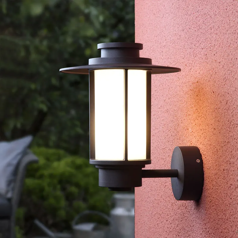 

Vintage Outdoor Wall Lamp Garden Waterproof Wall Light Iron E27 Wall Sconce Yard Porch Hallway Home Outdoor Lighting
