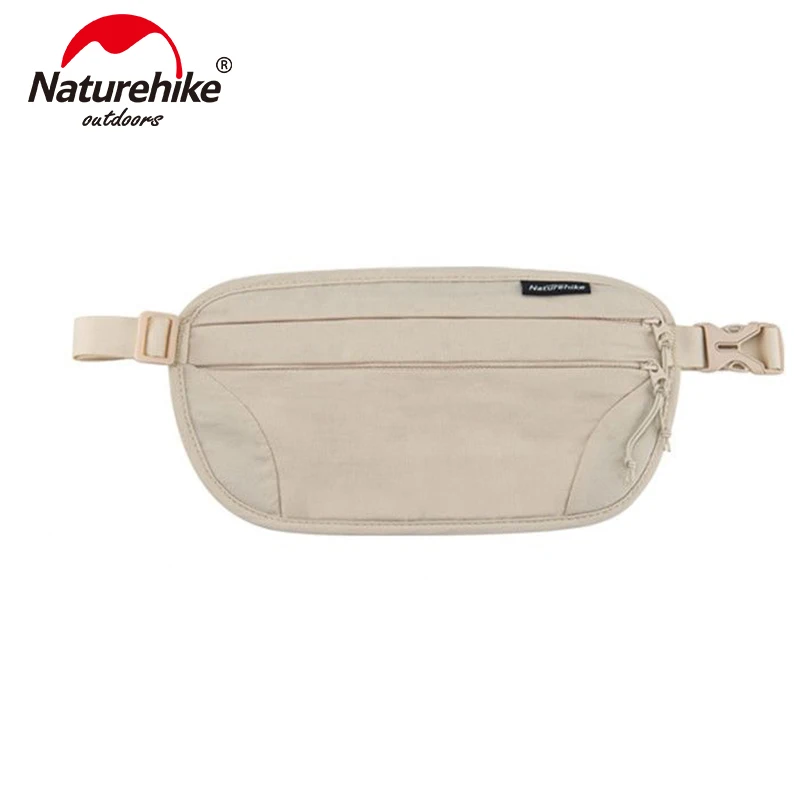 Naturehike-Travel Anti Theft Brush Close-fitting Waist Bag, Outdoor Travel, Anti Splashing Water Casual Satchel