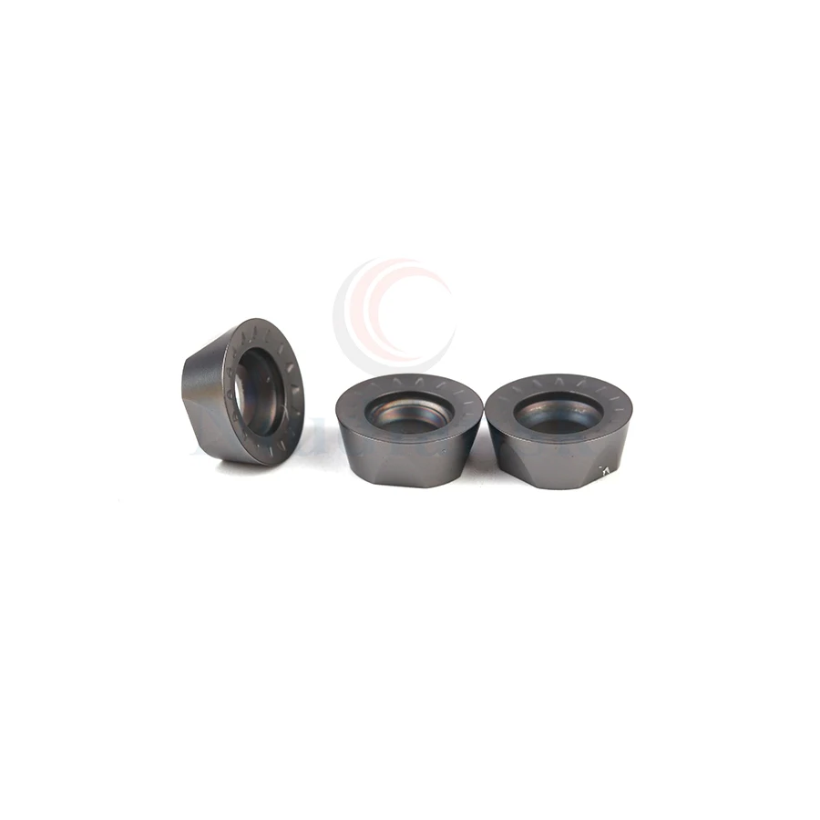 Insertion en carbure CNC PVD + CVD, outil de tournage externe, outils de traitement, RPMT08T2MO-JS RPMT10T3MO-JS RPMT1204MO-JS LF6018, 10 pièces