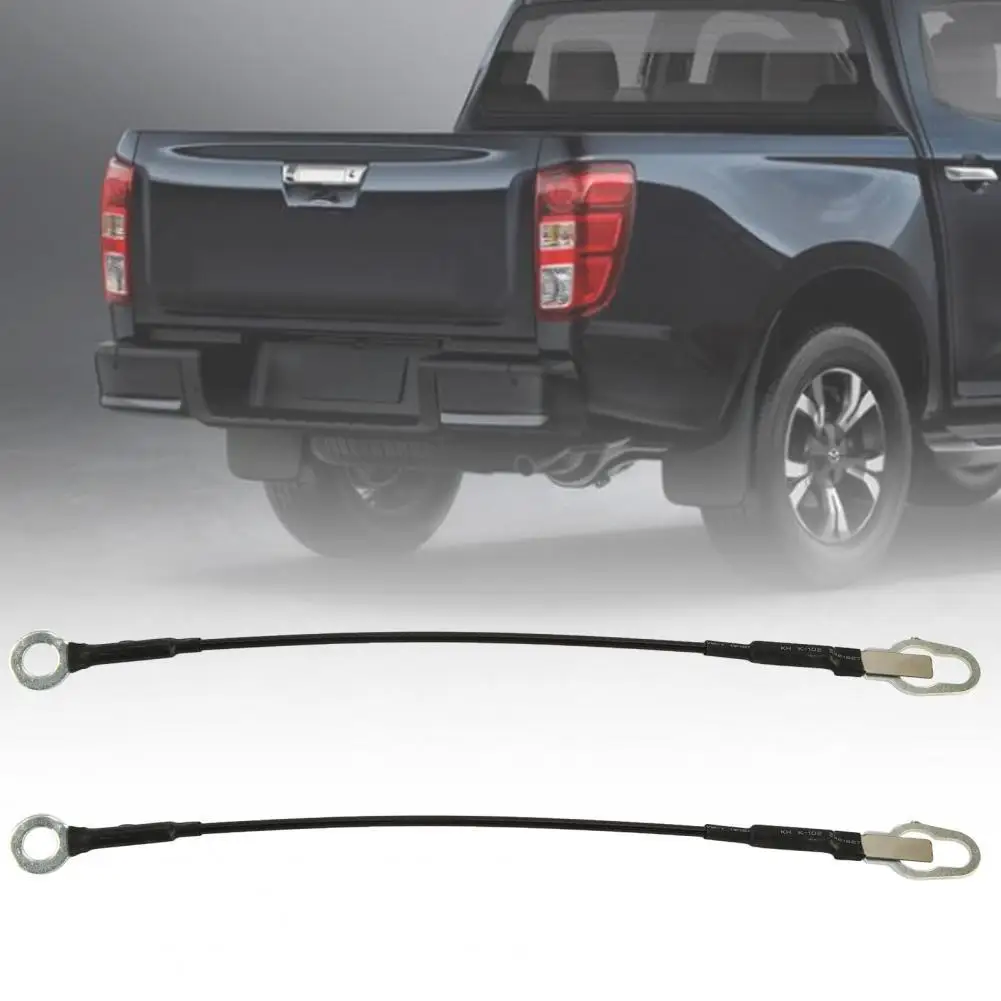 

50% Hot Sales 1 Pair Tailgate Cable Sturdy Wear resistant PVC Tailgate Check Strap Support Cable for Ranger