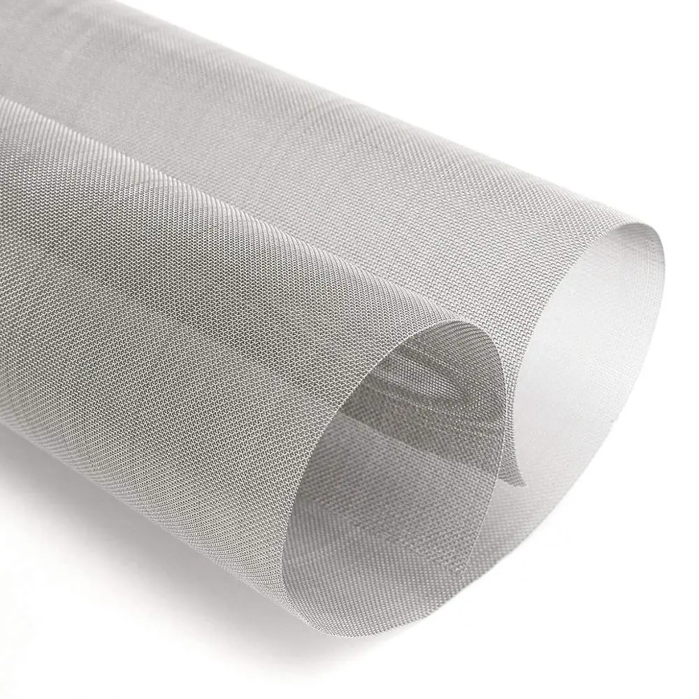 6-400 Mesh 304 Stainless Steel Woven Wire Mesh Filtration Screen Mesh Screening Filter Sheet Screen Industrial Fix Tools Net