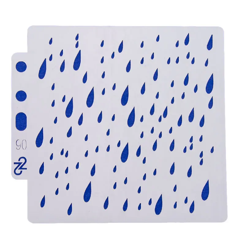Raindrop DIY Layering Stencils Wall Painting Scrapbooking New Design Coloring Embossing Crafts Decoration Paper Card Template