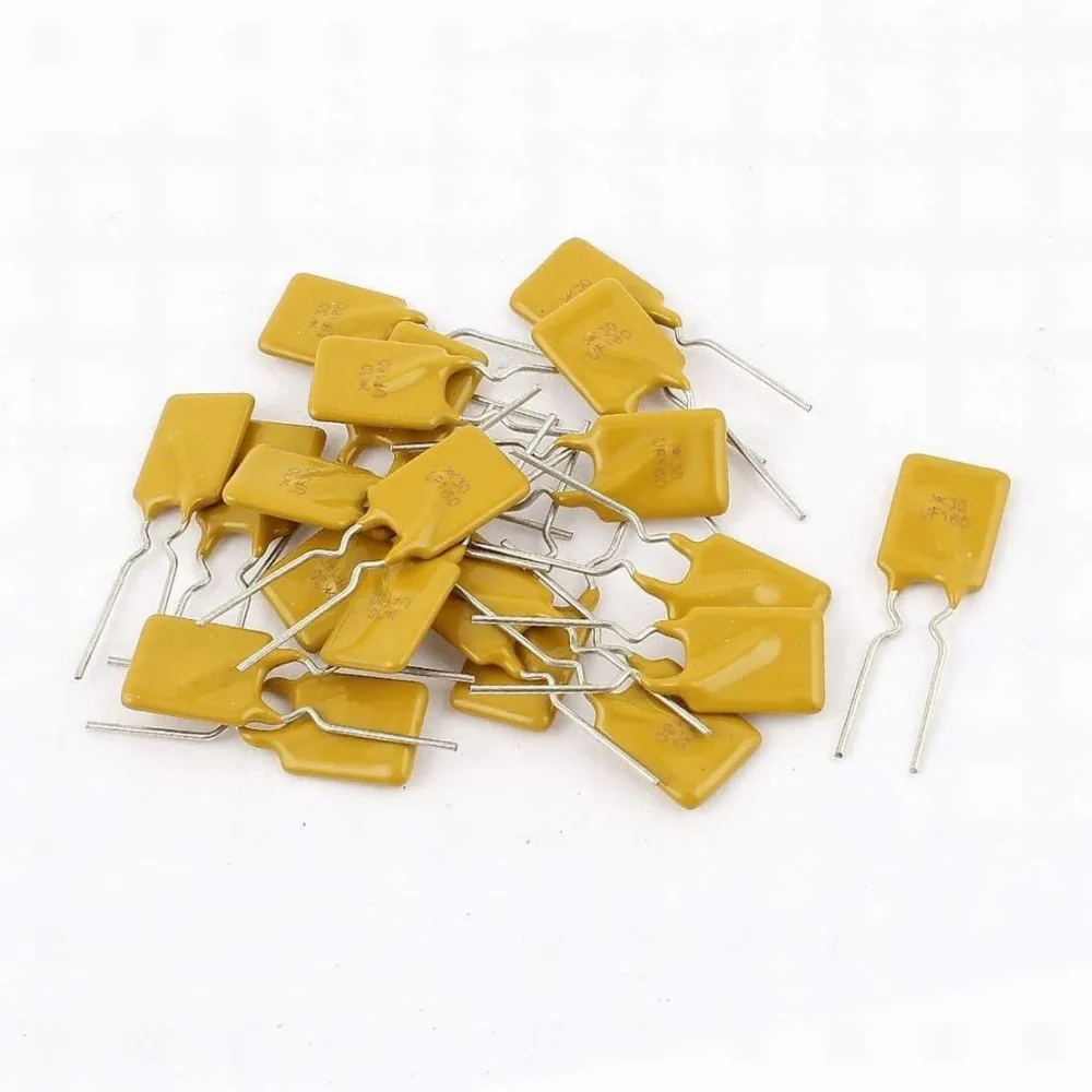 

500PCS/lot Self Recovery Fuse RUEF160 UF160 30V 1.6A PPTC X30 DIP Resettable Fuse 1.6A 30V