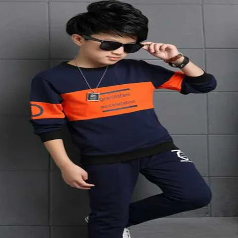 2024 New Baby Boys winter Autumn Sweatshirt Sports Tracksuits Kids velvet Casual clothes sweater + Pant 5 6 7 8 9 10 11 12 year