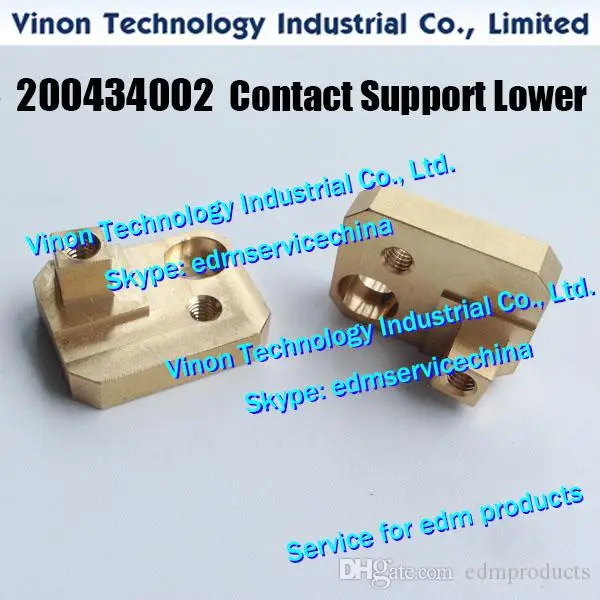 200434002 Charmilles Contact Support Lower for Robofil 230,330F,240,440. 200434002, 200.434.002, 200-434-002 edm Support contact