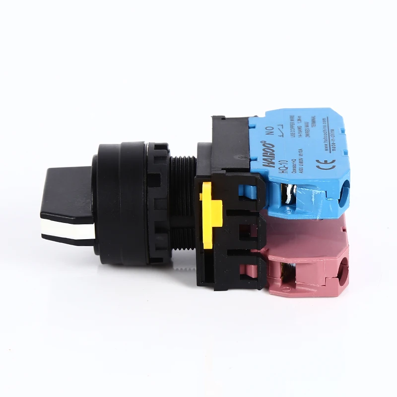 22mm IDEC Similar Self-Lock Selector Button 2/3 Positions Momentary Rotary Switches Waterproof 10A 600V