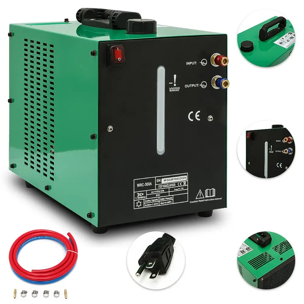 10L 370W TIG Welder Torch Cooler Water Cooling System Good Heat Dissipation 110V/220V Water Chiller Industrial Equipment