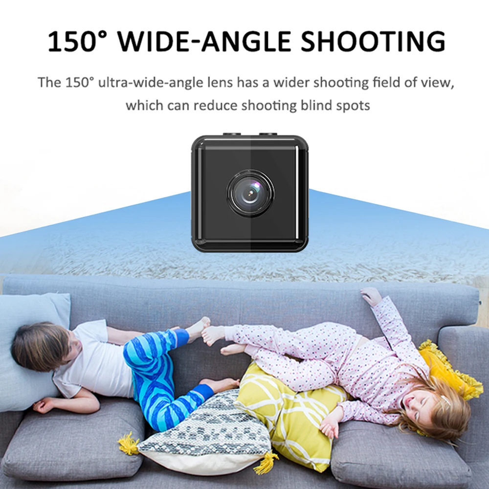 Simshine X6D Mini Camera Wifi 1080P/4K HD Micro Camera Night Vision Sensor Motion Waterproof Camcorder Video Surveillance Cam