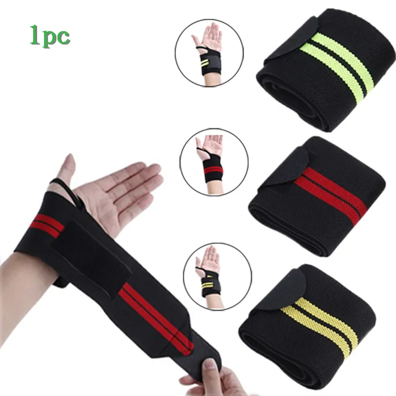 1PC Hand Protection Gym Weightlifting Training Weight Lifting Gloves Bar Grip Barbell Straps Wraps Wrist Support