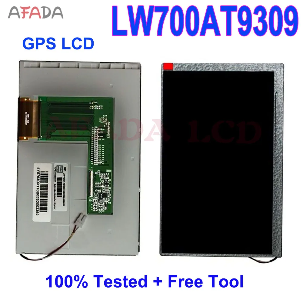 7.0'' Original LCD screen GPS LW700AT9309 LCD Display  Replacement panel Replacement