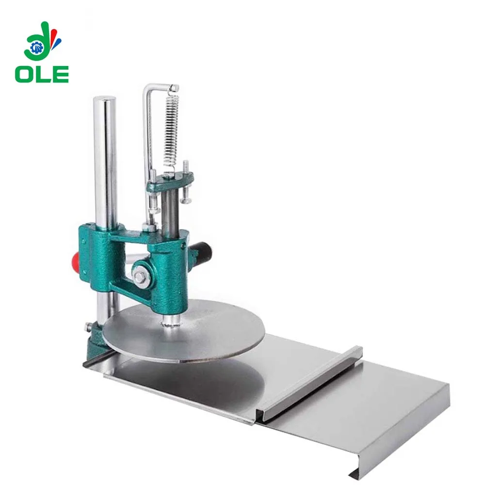 Máquina manual de descascar massa 200-250mm Máquina manual de prensa de massa