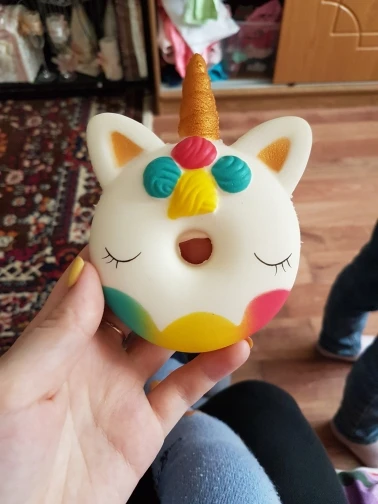 Jumbo Squishy Kawaii Donut Unicorn Food Squishies Slow Rising Stress Relief Squeeze Toys for Baby Charismas Gift For Kids