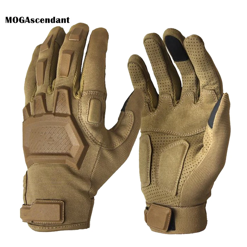 

Touch Screen Gloves Men's Autumn Sports Special Forces Full Finger Gloves Antiskid Bicycle Gloves Wearable Gym Gloves