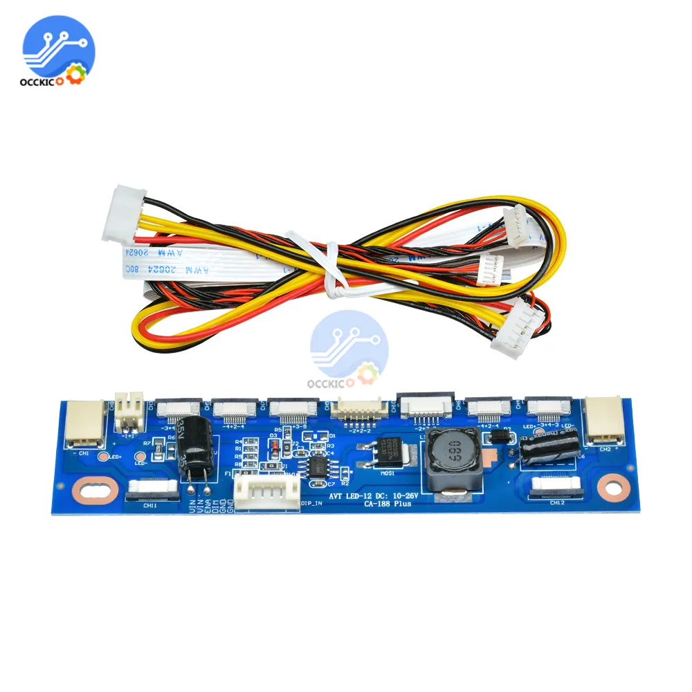 1 Set Inverter for Backlight LED Constant Current Driver Board Multifunction 12 connecters LED Strip Tester