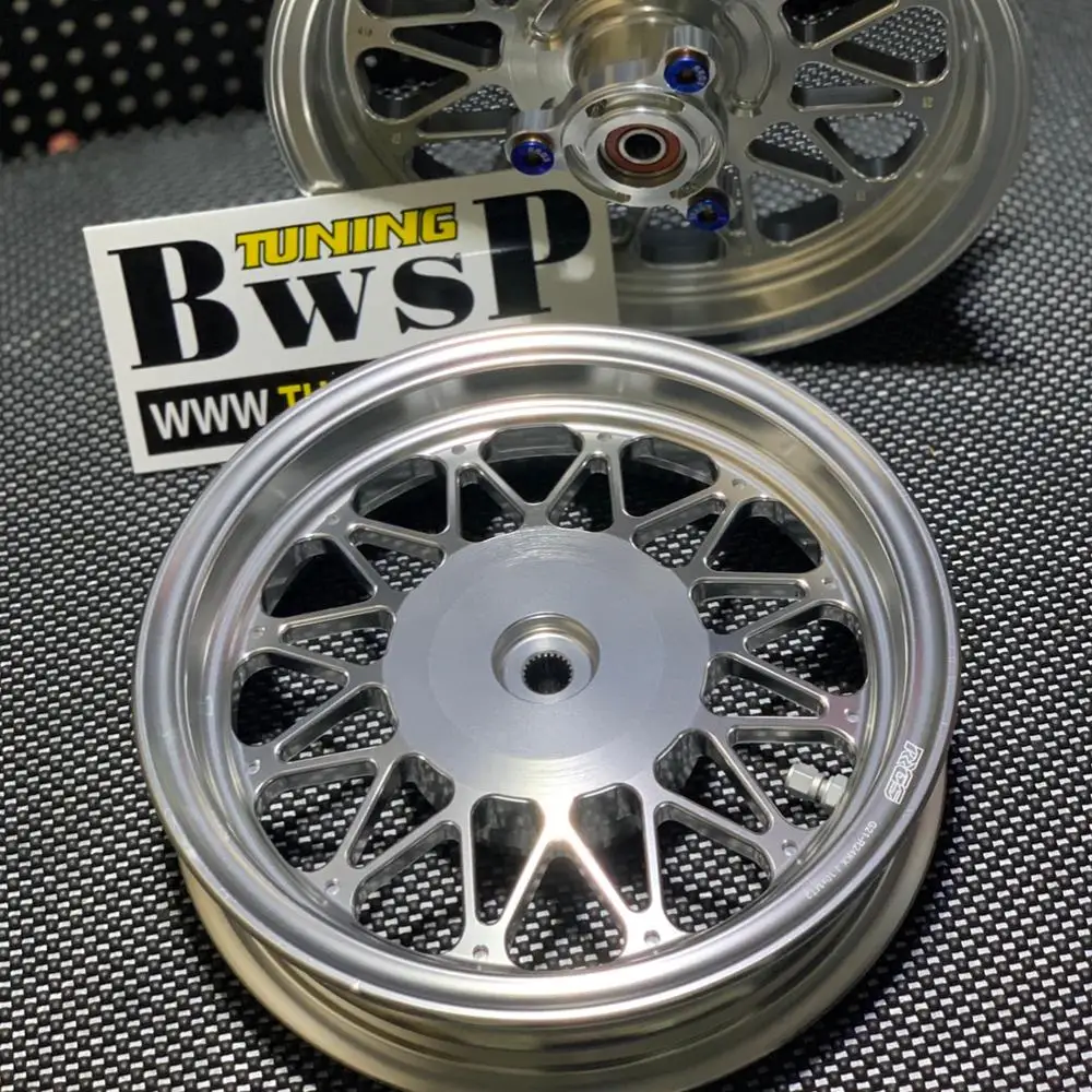 DIO50 JISO Chrome Rims 10 Inch Tuning Wheels BWSP Racing Perfomance Dio 50 Scooter Upgrade Tires Rings Parts