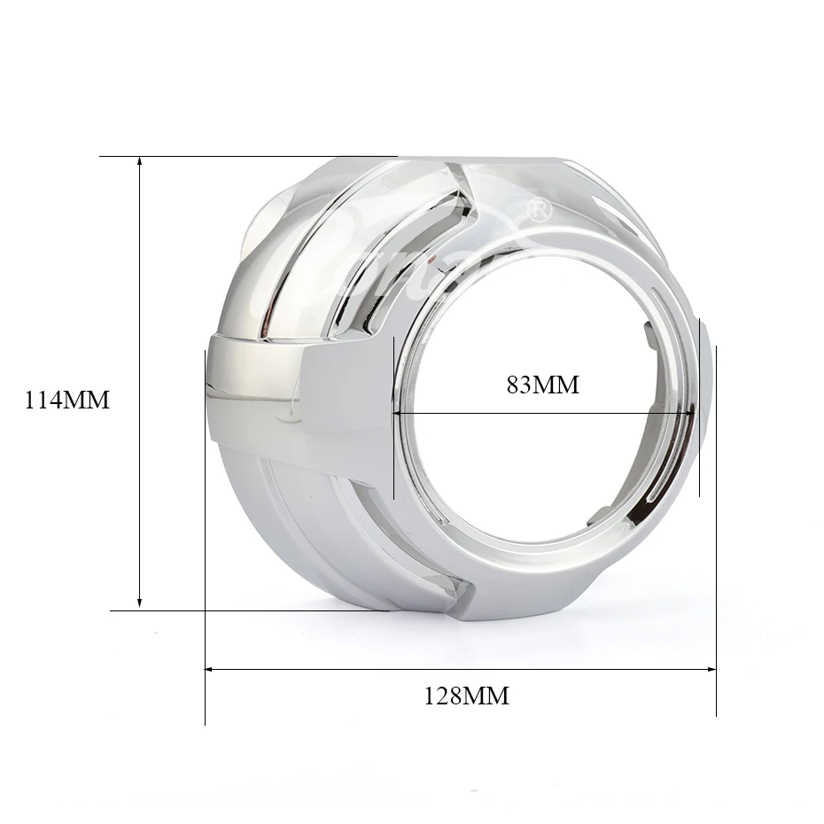 RONAN 2,5'' 3,0'' Scheinwerferabdeckungen für Hella Kito Q5 MH1 Bi-Xenon Bi-LED Projektorlinsen Auto-Styling Nachrüstmaske Abdeckung – Detail 10