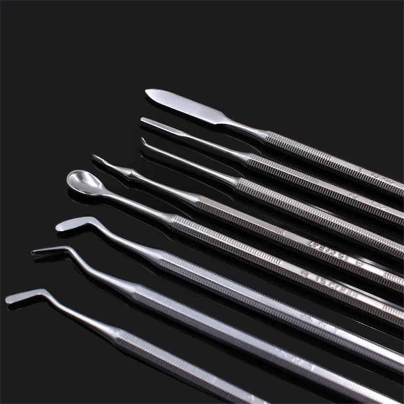 1pcs Dental Stainless Steel Cement Powder Spatula Mixing Knife Wax Scoop Carving Knife Composite Resin Filling Tool Instrument