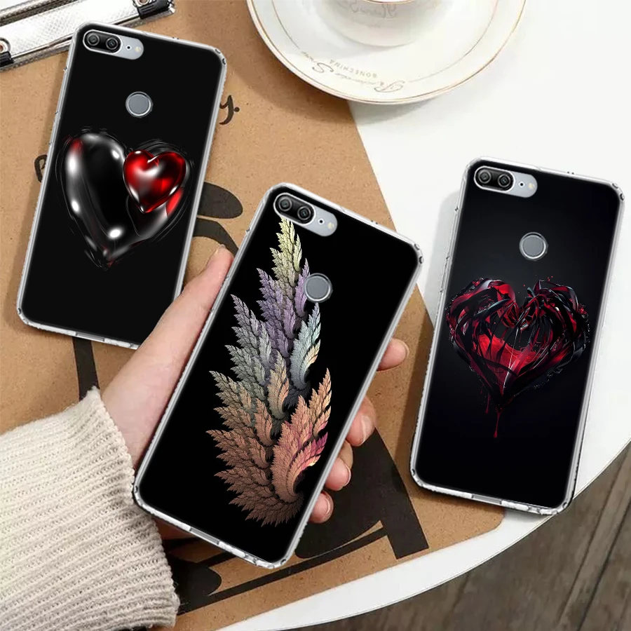 Heart Love Crown Phone Case For Huawei P Smart Z 2021 Y5 Y6 Y7 Y9 Honor 9X 50 20 Pro 10i 9 Lite 8A 8S 8X 7S 7X 7A Cover Fundas P