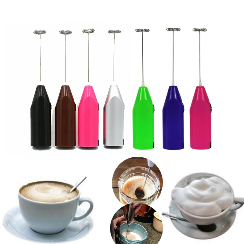 Electric Mini Mixer Frother Milk Whisk For Whipping Cooking Hand Hold Whisker Coffee Egg Milk Ice Cream Multi-Function Whisk