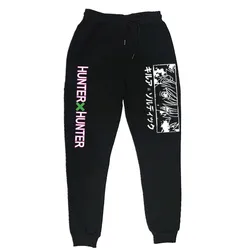 Japan Anime Hunter x Hunter Print pants Men's Sweatpants Joggers Lounge Pants Pockets Outdoor Hiking Running Trousers Sweatpants