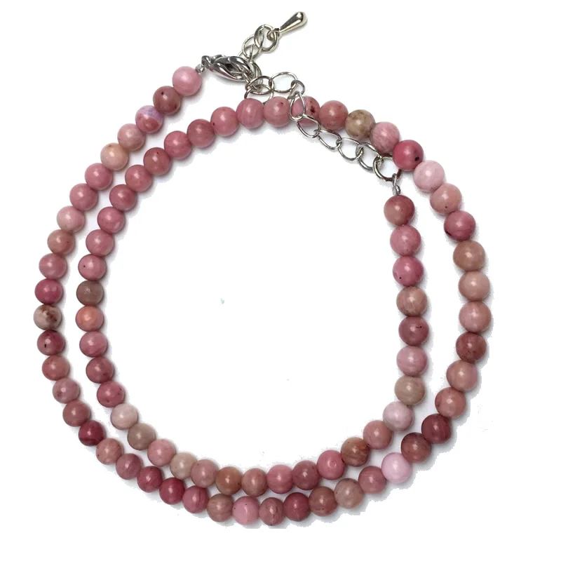 Natürliche 4mm Tigerauge Sodalith Amazonit Labradorit Perlenkette in Verschiedenen Farben Geschenke für Mädchen Modisches Armband Choker – Detail 14