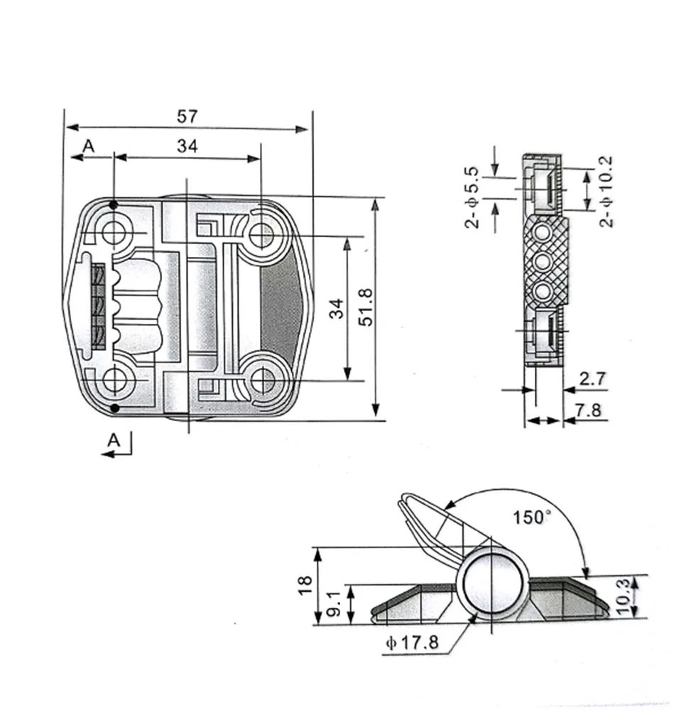 Cl195塑性ヒンジ調整可能なトルクマルチ測位停止アセタールC6シリーズの工場直接販売