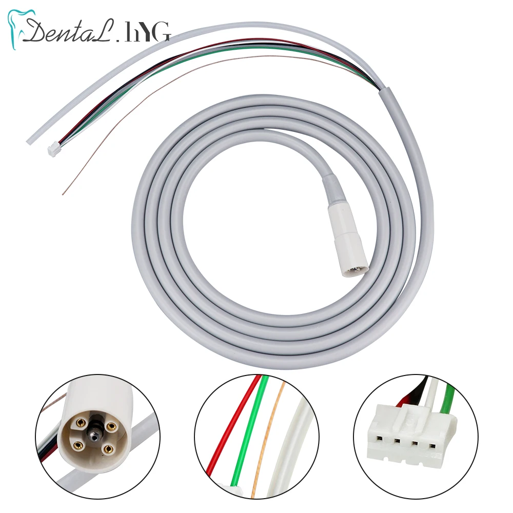 1Pc Dental Ultrasonic Scaler Cable Pipe Hose Compatible With Woodpecker EMS With Light Dental Scaler Detachable Cable Tube