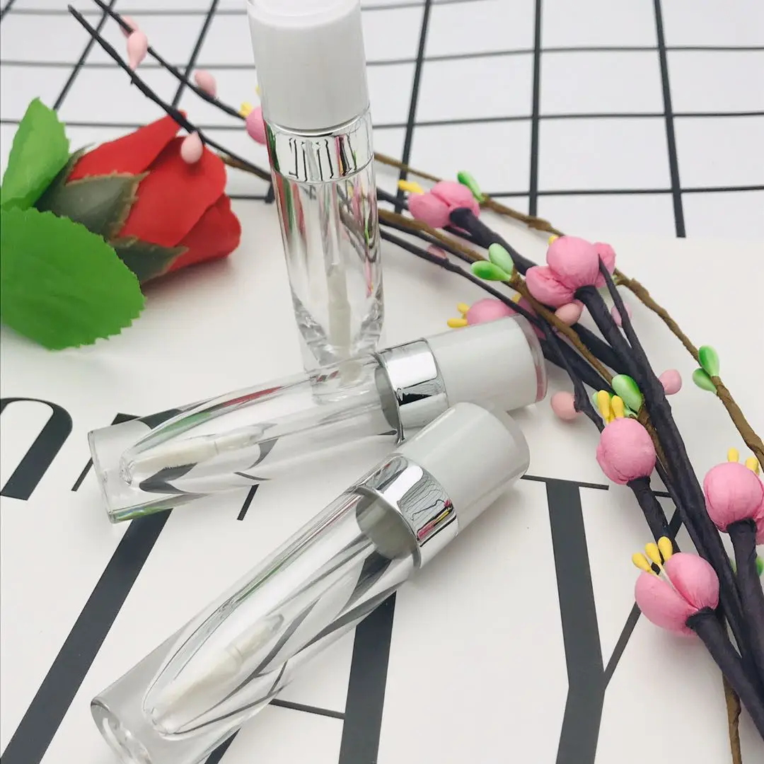 Großhandel 5ml Leere Lipgloss-Tuben mit Baby-Pink-Kappe AS Lipglaze-Behälter Verpackungsflasche Lippenstift Make-up – Detail 17