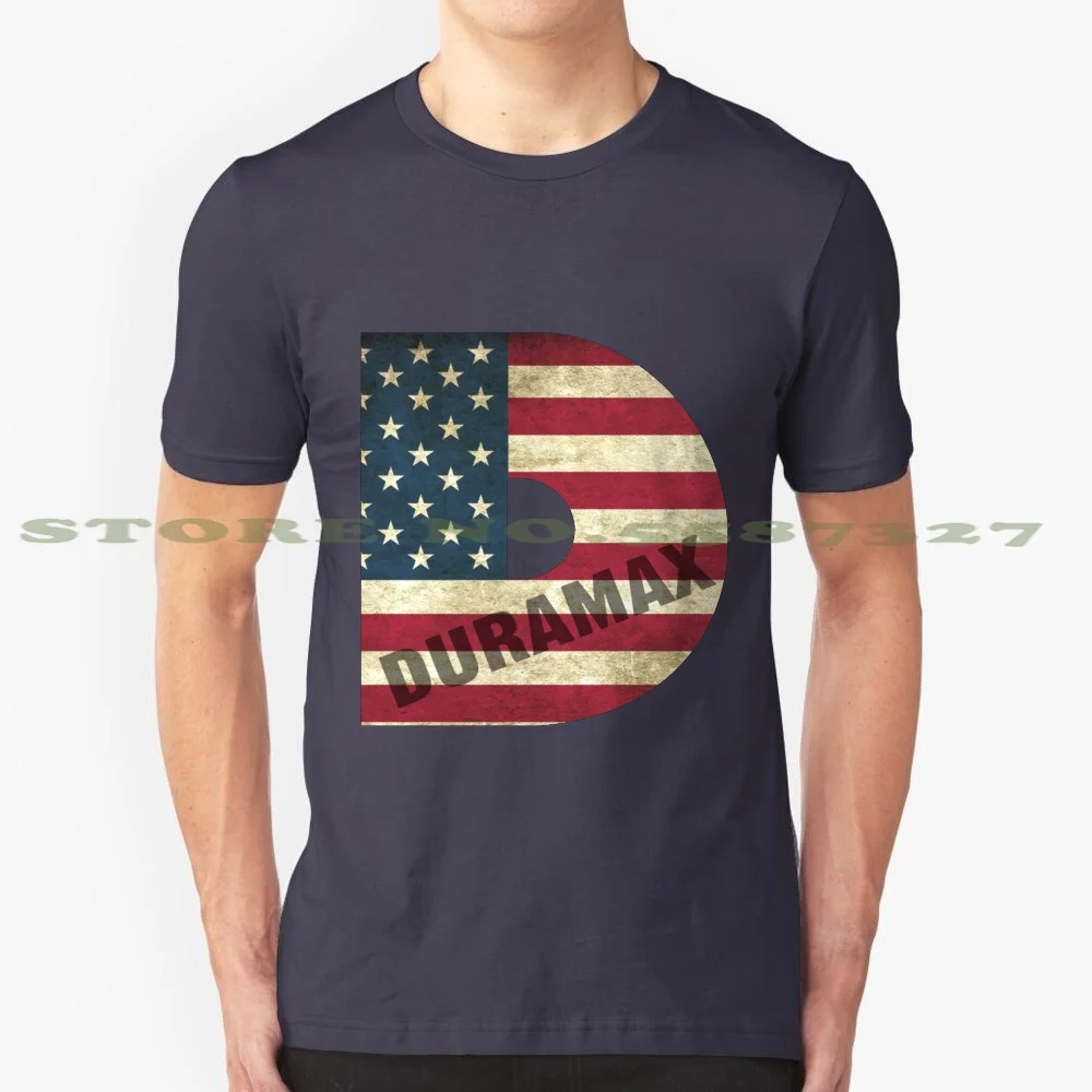 Duramax American Flag 100% Pure Cotton T-Shirt Duramax American Flag