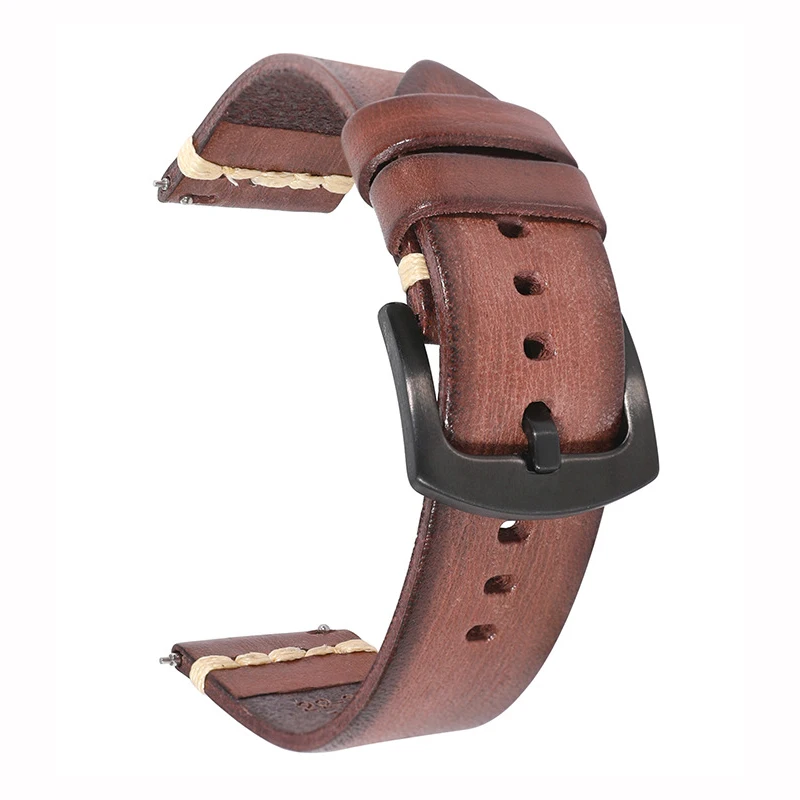 UTHAI G19  Leathe watch strap18mm 20mm22mm 24mm Strap Watch Accessories High Quality Strap For Samsung/Huawei Watchband